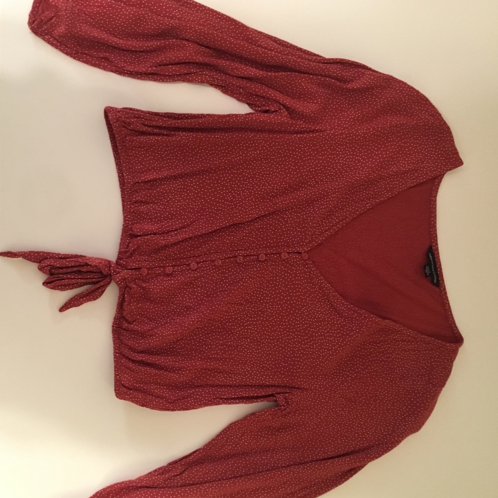 American Eagle Long Sleeve Crop Top